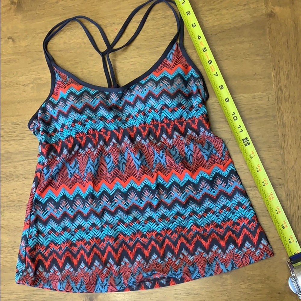 🌊NWT Mossimo Slate Multi Racerback Tankini🌊 - Picture 3 of 8
